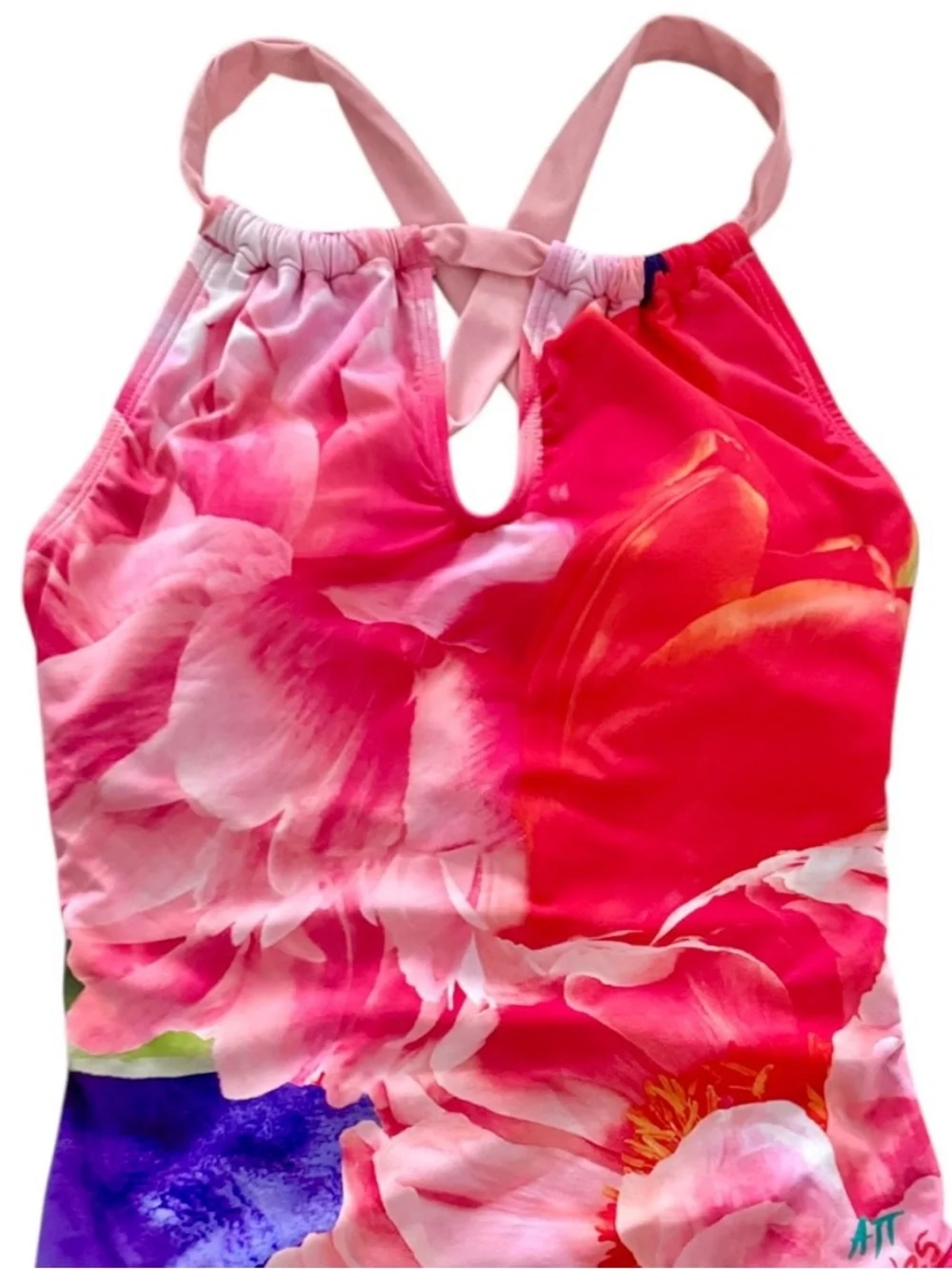 Tommy Bahama Penney Blooms High-Neck One-Piece Swimsuit